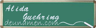 Alida Guehring Visitenkarte